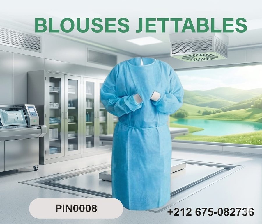 Blouses jetables de protection (réf PIN0008)