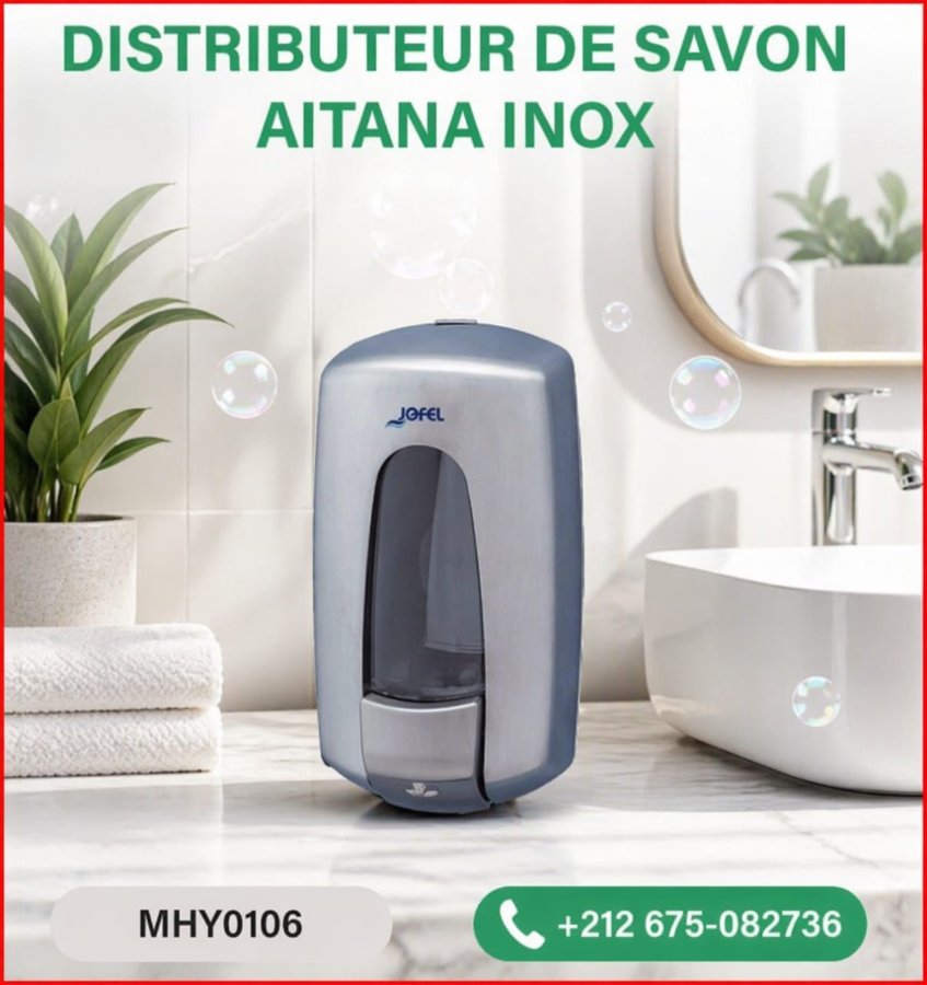 Distributeur de savon Aitana inox