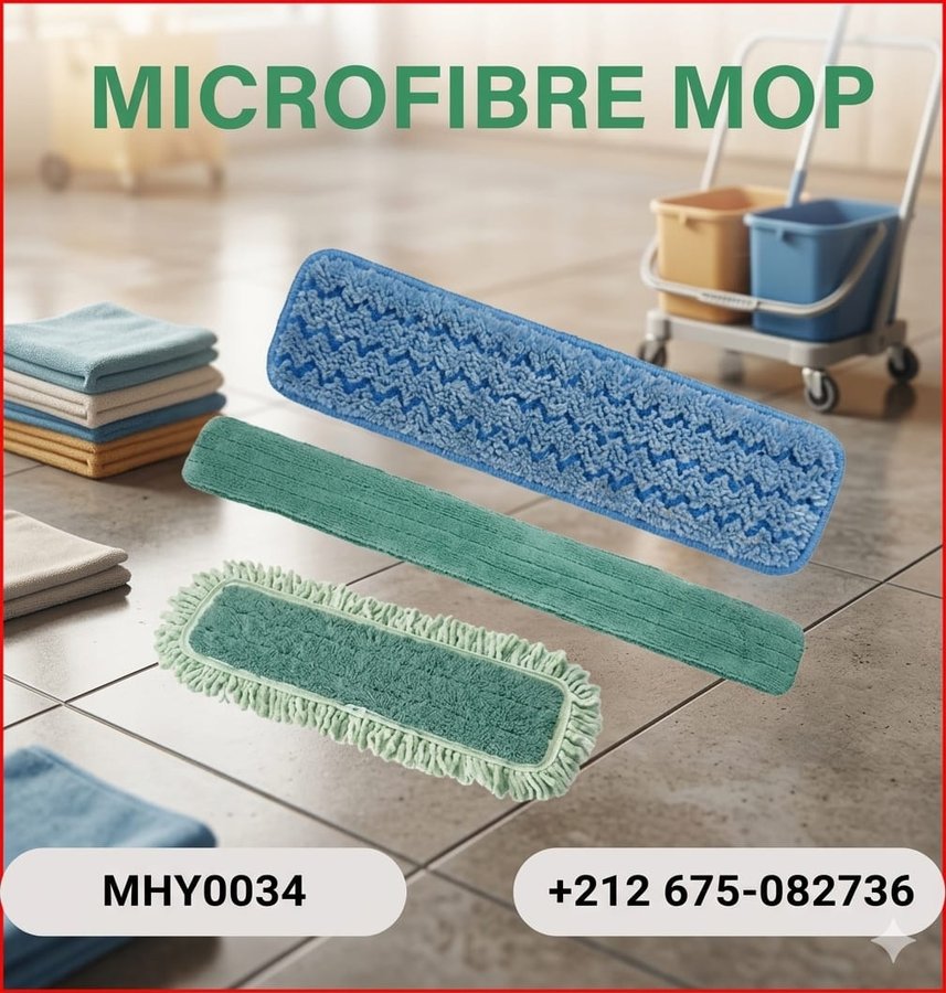 Mop microfibre professionnelle (réf MHY0034)