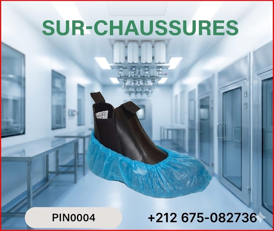 Sur-chaussures jetables (réf PIN0004)